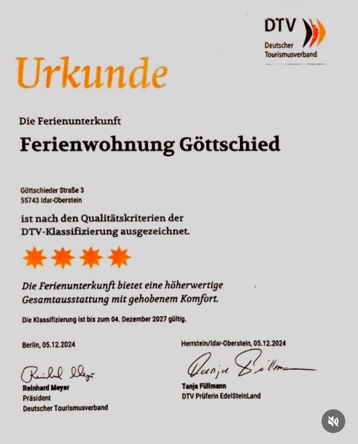 Ferienwohnung „Goettschied“ Idar-Oberstein Εξωτερικό φωτογραφία